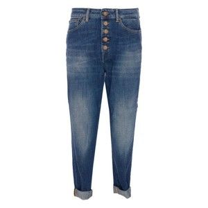 Dondup Timeless Blue Denim Jeans With Cuffed Hems - NWT